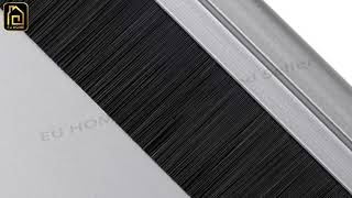 Eu Home Aluminum Alloy 80Mm Rectangle Wire Cable Grommet Hole Cover Cable Organizer