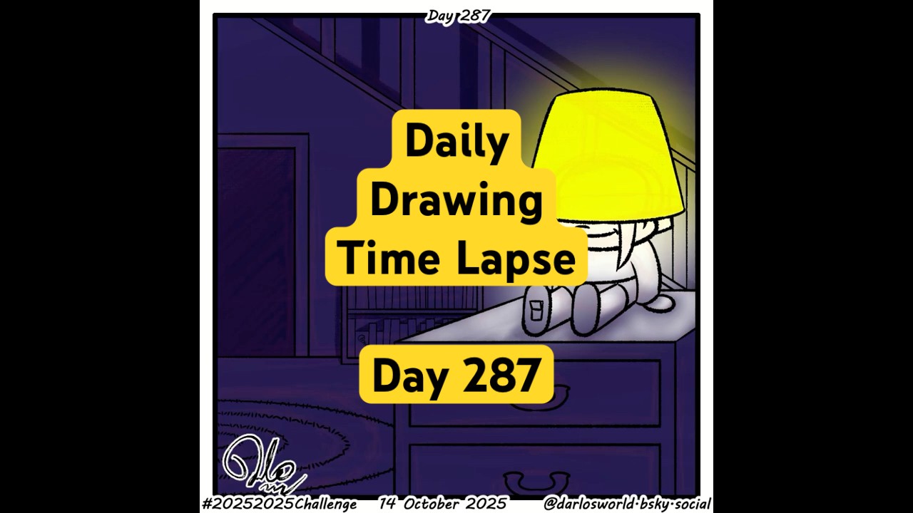 Daily Drawing Challenge 14 October 2025 Day 287 - 2025 20-25 Challenge 