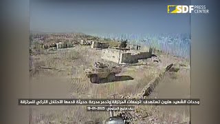 After Targeting And Destroying The Mercenaries Armored Vehicle, Kurdish Forces Retargeted A Group