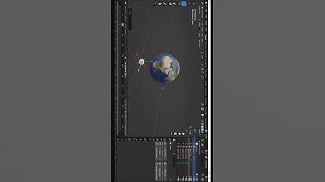#Shorts How To Destroy Earth Under a Minute in Blender