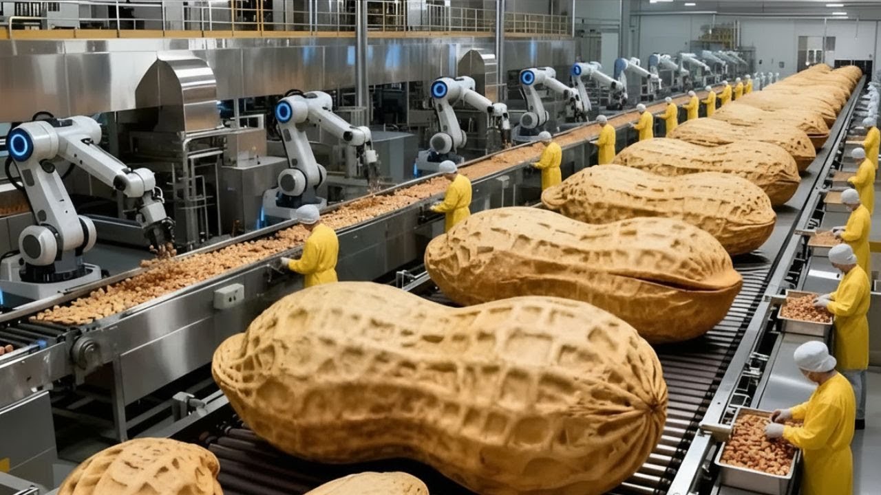 Inside a Modern Peanut Factory: From Raw Groundnuts to Roasted Snacks
