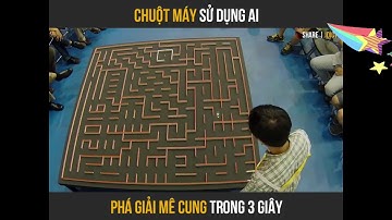 Chuột máy phá vỡ mê cung trong 3 giây bằng trí tuệ nhân tạo AI - Quá kinh ngạc