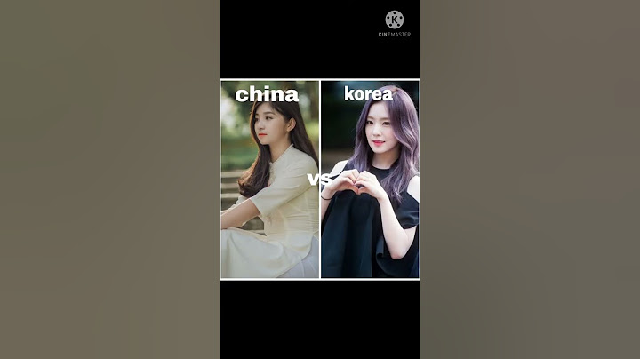 difference between China and korea