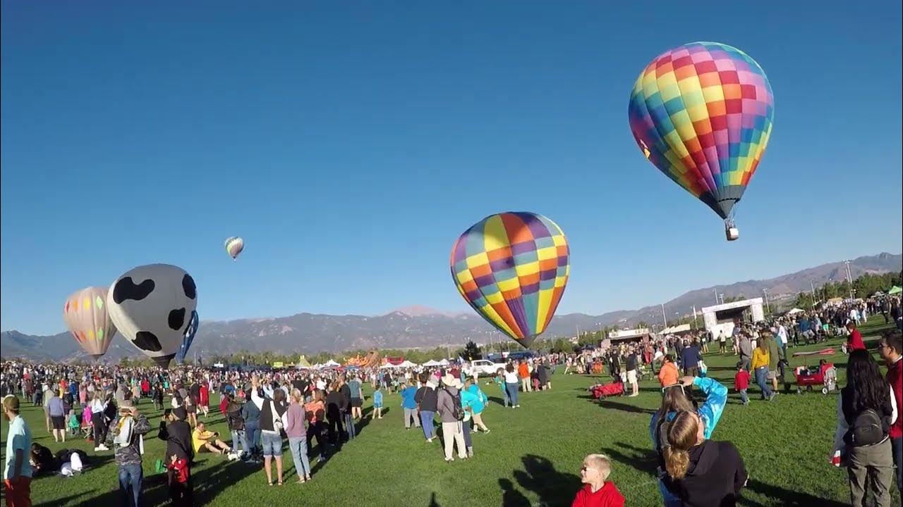 Hot Air Balloon Festival Colorado Springs 2022 18 YouTube