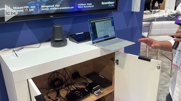 InfoComm 2024: ScreenBeam Demos Collaboration Capabilities in Fully Integrated Conference Room