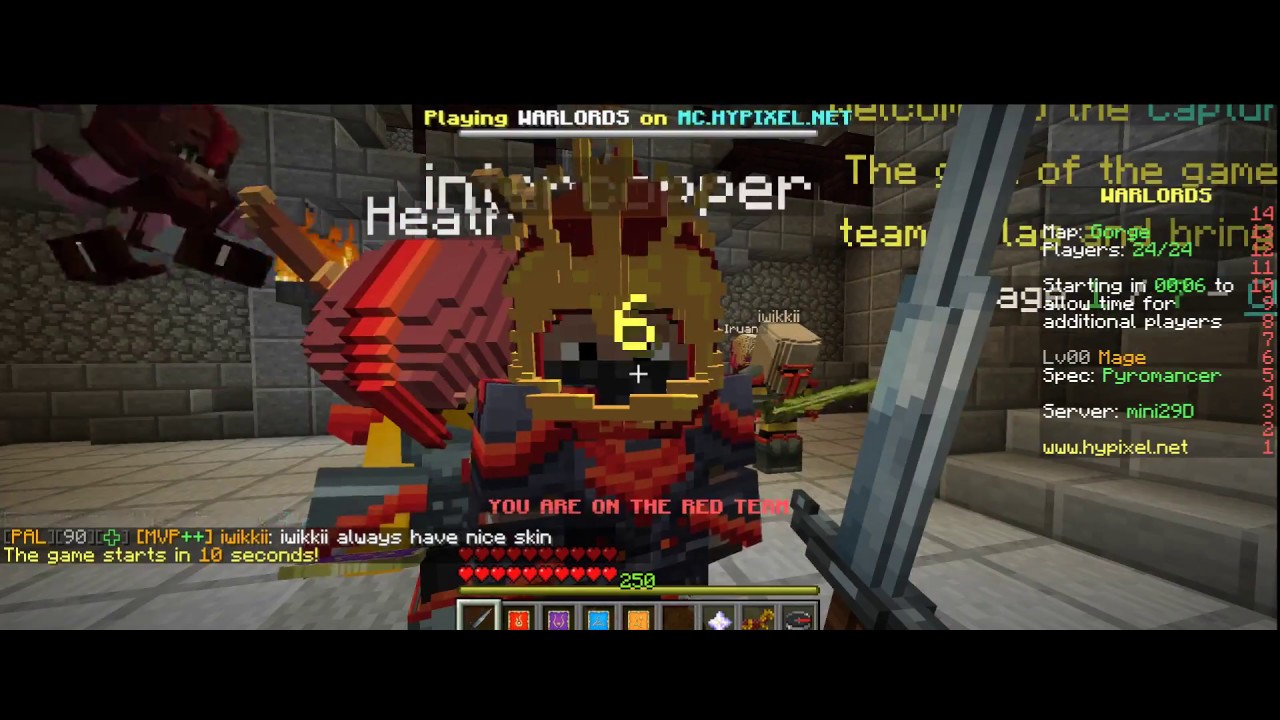 Minecraft Mini Games - Warlords and Duels - Hypixel Server