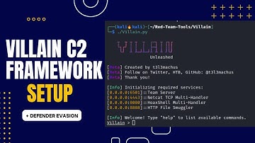 Villain C2 Framework Tutorial +(Defender Evasion).