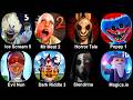 Ice Scream 5, Mr Meat 2, Horror tale, Poppy 1, Evil Nun, Dark Riddle 3, Slendrina, Magica.io