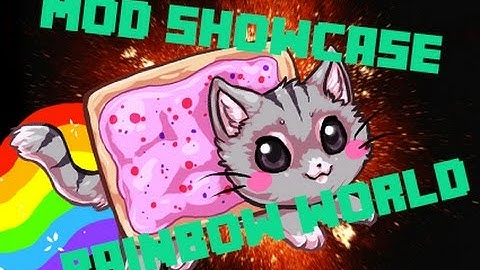 Minecraft - Rainbow World Mod | Mod Showcase