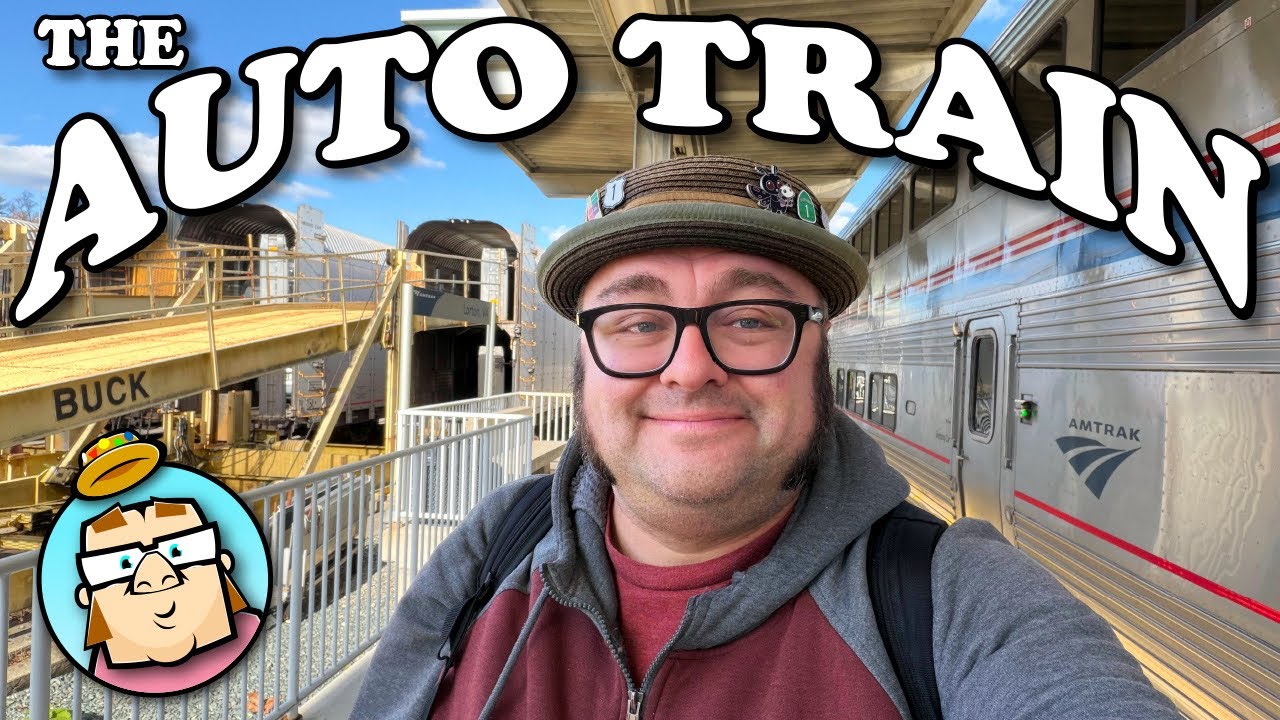 The Auto Train - Putting my Car on a Train and Riding From Virginia to Florida - Amtrak - Lorton, VA