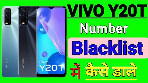 VOVO Y20T mobile me number block unblock kaise kare | vivo Y20T mobile me blacklist setting