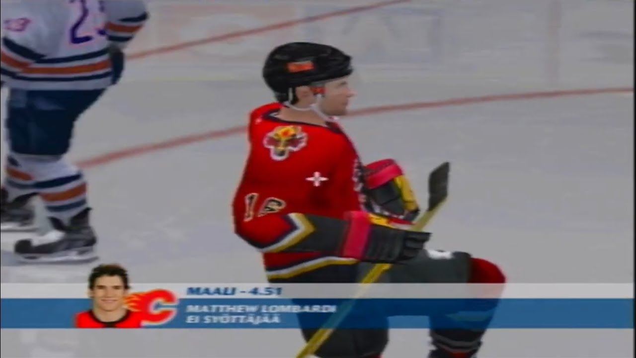NHL 07 Goal Calgary Flames Matthew Lombardi (PS2)