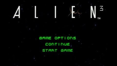 Alien 3 - Super Nintendo Entertainment System - Intro & Title Screen