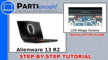 Dell Alienware 13 R2 (P56G002) LCD Hinge Covers How-To Video Tutorial