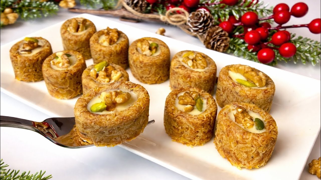 Irresistible Middle Eastern Kadayif Dessert – Sweet, Flaky & Perfectly Formed