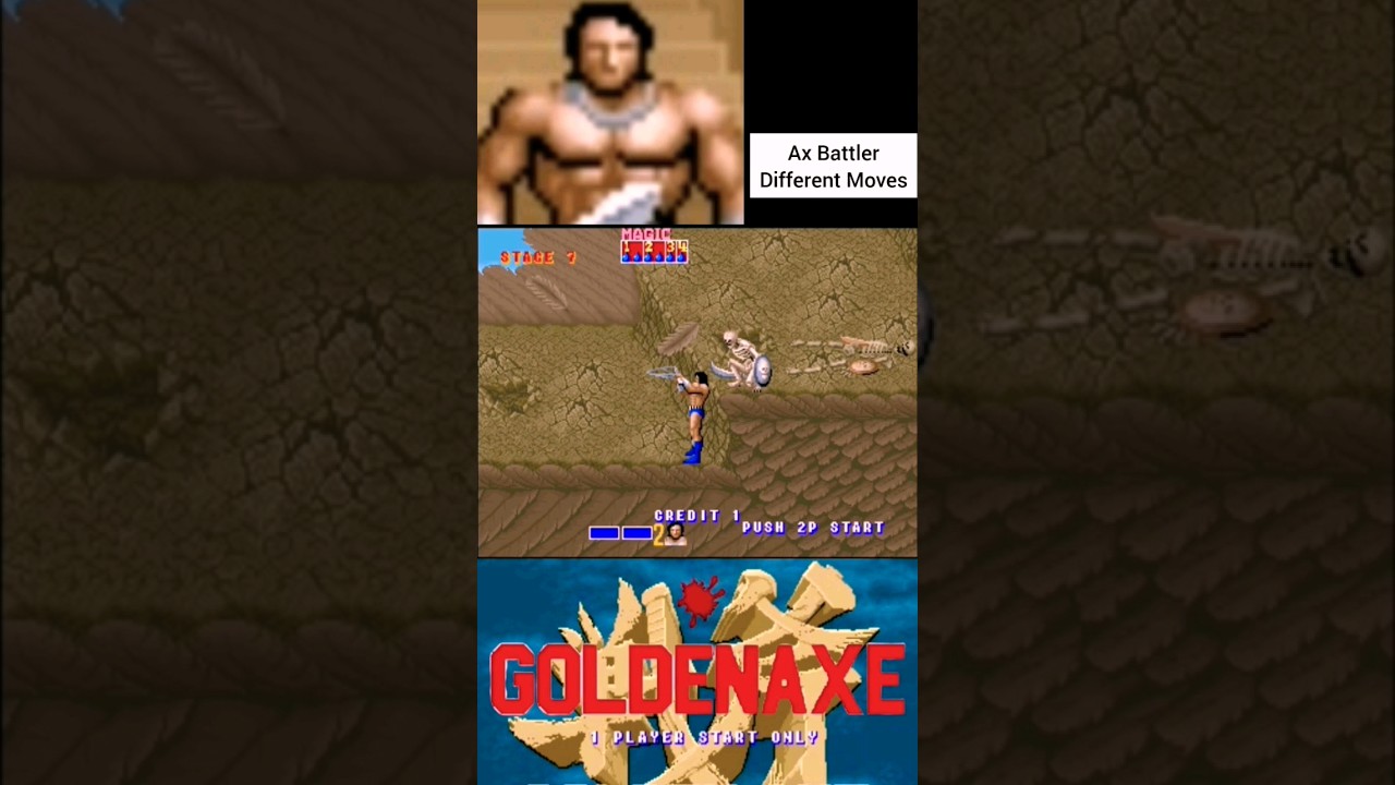 Golden Axe SEGA (1989) - Ax Battler no death 