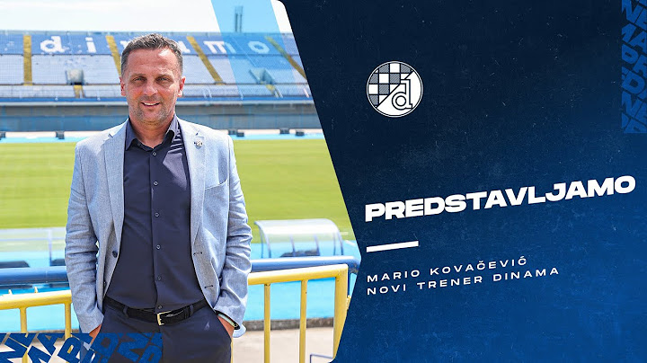 PREDSTAVLJAMO | Mario Kovačević novi trener Dinama