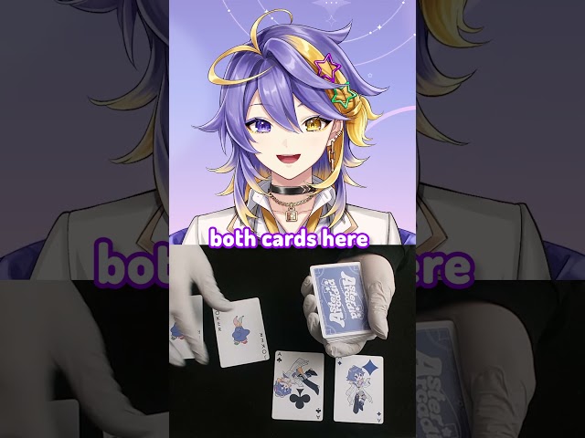 VTuber performs VISUALLY STUNNING MAGIC CARD TRICKのサムネイル