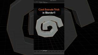 Celebrity Awesome Extrude Trick in Blender! 🔥 Net Worth