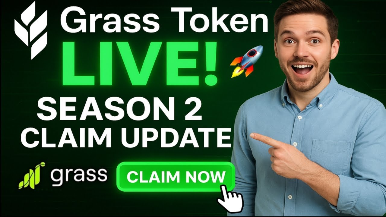 🚀 Grass Token Season 2 LIVE Update | New Points System & Airdrop ...