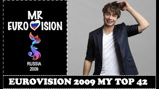 Eurovision 2009 / My top 42
