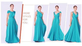 Versatile 72Styles Infinity Dress: 5 Ways to Wear It!