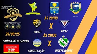 🔴BURITI X VIVAZ; CONSTELAÇÃO X INDEPENDENTE - 2ª R. do Camp. Roraimense - Divisão Especial. 🔴BURITI X VIVAZ; CONSTELAÇÃO X INDEPENDENTE - 2ª R. do Camp. Roraimense - Divisão Especial.
