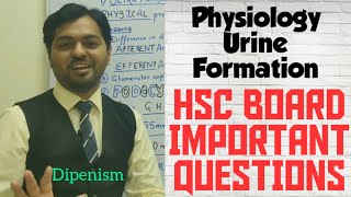 PHYSIOLOGY OF URINE FORMATION | EXCRETION & OSMOREGULATION NEET Biology Dipenism