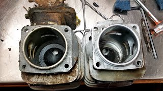 Husqvarna 288XP VS. 181SE combustion chamber comparison