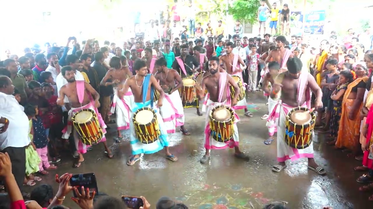 Akividu  Ganganamma Youth  Dasara Celebrations  Kerala Drums
