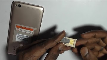 Xiaomi Redmi 4A: How to insert SIM (Micro + nano)