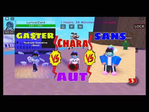 Aut Showcasing And Comparing Every Undertale Spec In Roblox A Universal Time Chara Sans And Gaster Youtube - sans bleeding roblox
