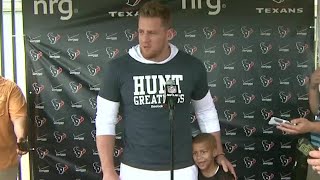 Watt hosts young fan from Make a Wish Foundation