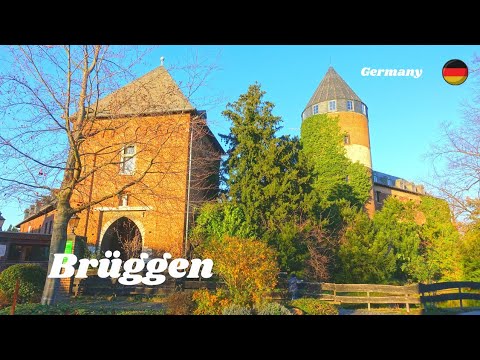 Brüggen Viersen North Rhine-Westphalia, 🇩🇪 Germany, Walking Tour 2021