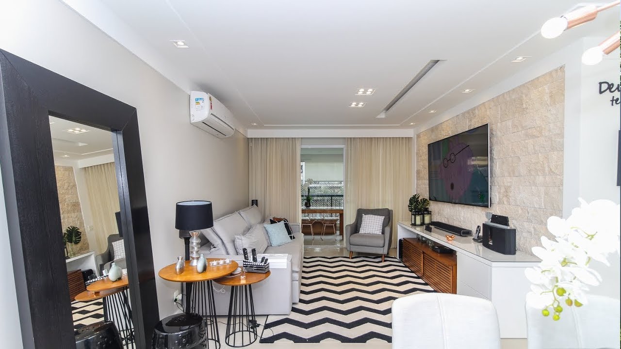 APARTAMENTO DECORADO 155m ( 3 suítes )PENÍNSULA 360 ON THE PARK CYRELA IMOBILIARIA PENINSULA TOUR TV