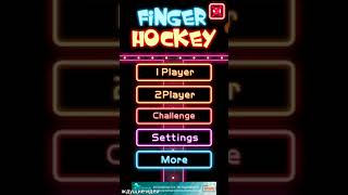Glow Hockey vs finger Glow Hockey screenshot 2