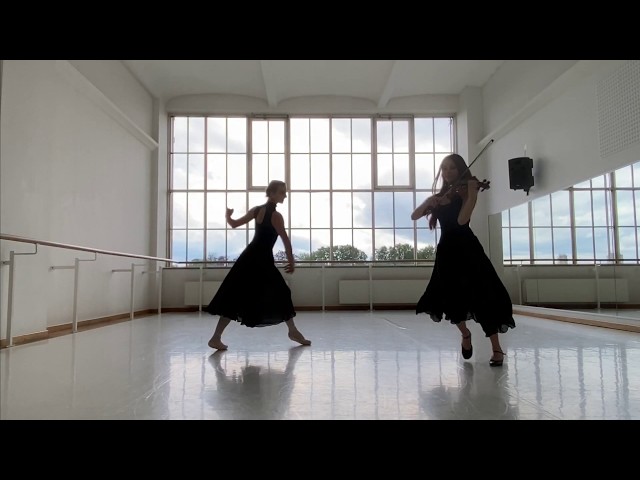 Carol of the Bells Lindsey Stirling Cover by Beatrix Löw-Beer (Violin) u0026 Ballerina Vero Jung class=