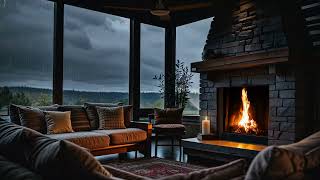 Cabin Lofi Session | Soft Music & Warm Firelight for Deep Focus