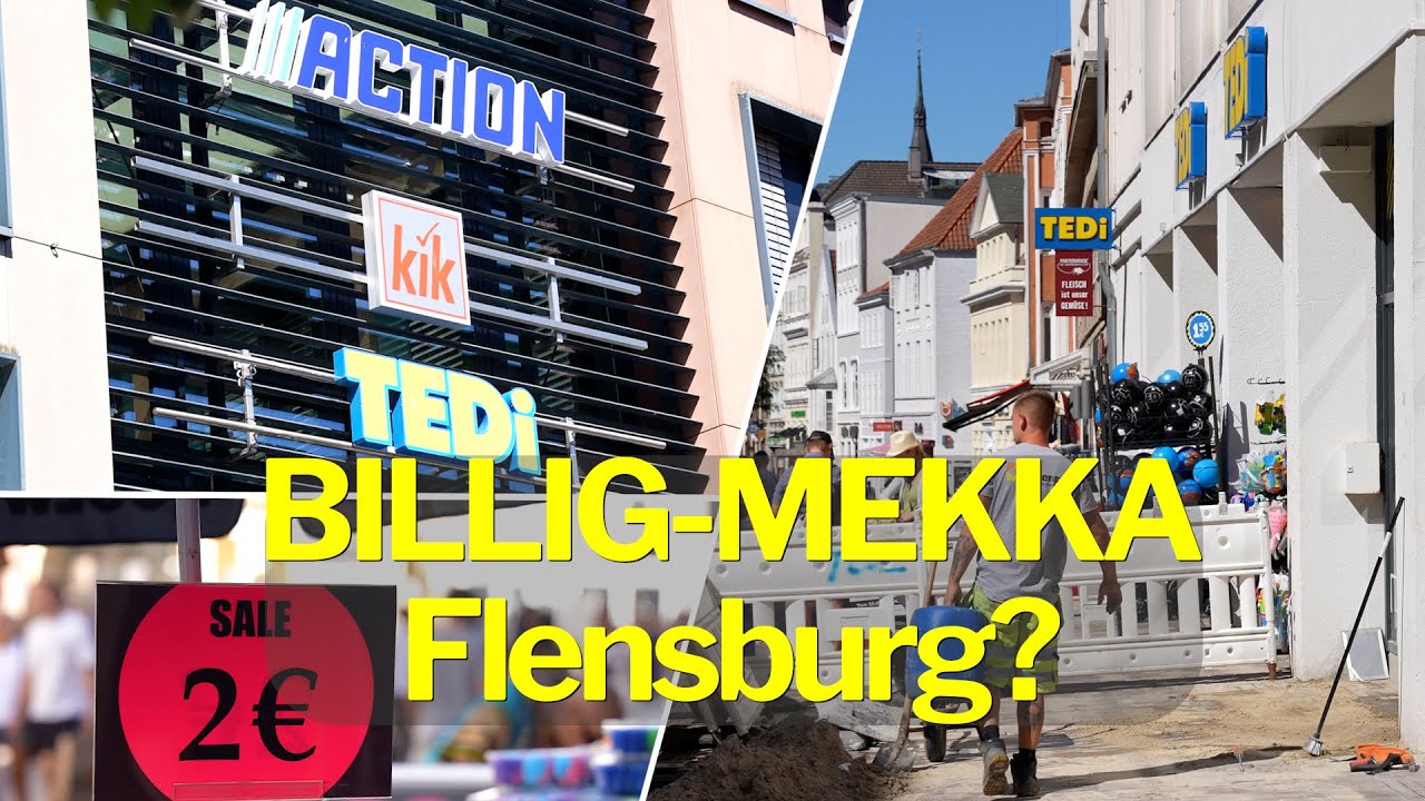 Billigläden boomen in Flensburg – warum das in dänischen Städten anders ist