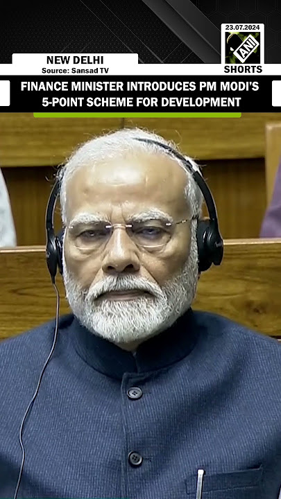 Finance Minister Nirmala Sitharaman introduces PM Modi’s 5-point scheme for development of Youth