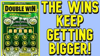 Each WIN was Bigger than the last! | NEW DOUBLE WIN Scratcher! | New York Lottery Gameplay