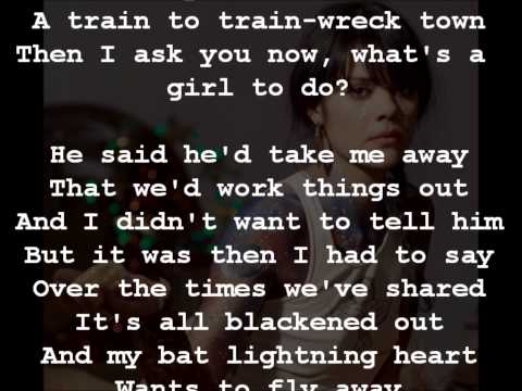 What's A Girl To Do by Bat For Lashes (Lyrics on Screen)