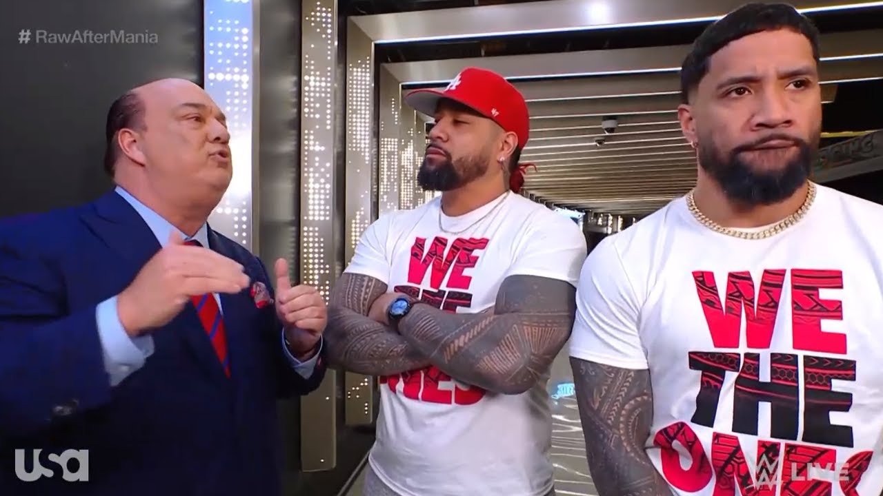 Paul Heyman drives The Usos AWAY for Roman Reigns! - WWE Raw 4/3