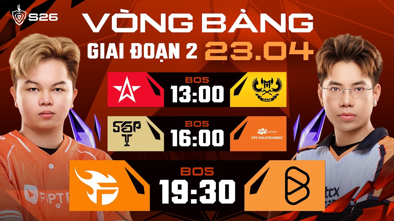 FPT x FLASH vs BOX GAMING | GIAI ĐOẠN 2 | ĐTDV MÙA XUÂN 2026