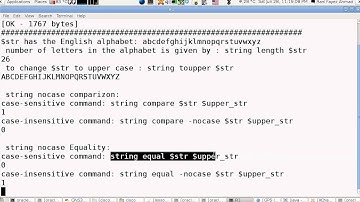 Tcl/Cisco Lesson 22: Dealing with Strings - Part 1 (English Version)