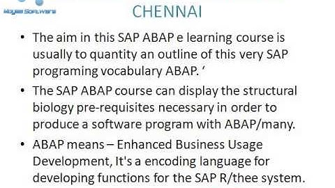 SAP ABAP WORKFLOW ONLINE TRAINING