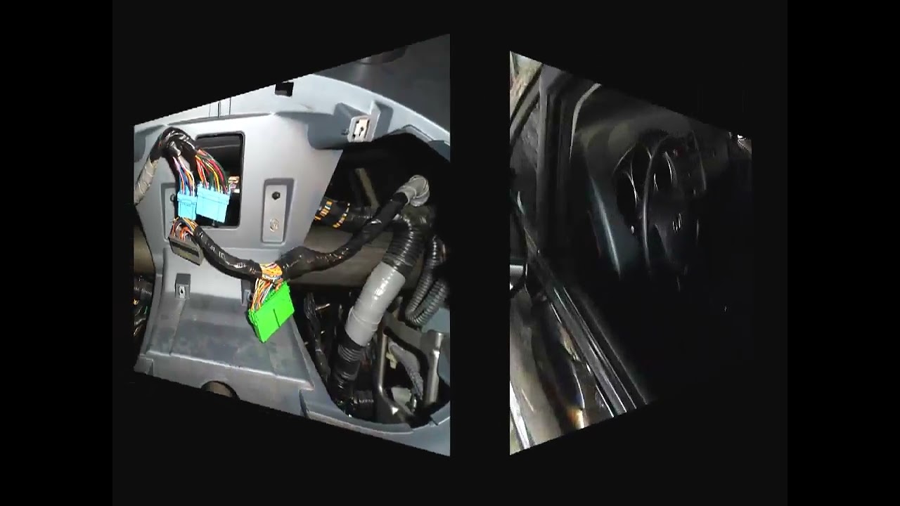 Adaptando substituindo painel Honda Fit Ex Blackout - YouTube