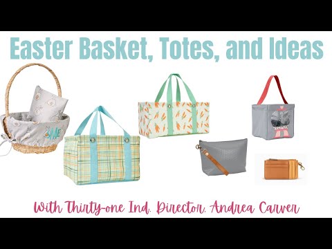 Square Utility Tote from Thirty-One with Andrea Carver 