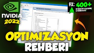 EN İYİ NVİDİA DENETİM MASASI AYARLARI | NVİDİA FPS ARTTIRMA VE BİLGİSAYAR HIZLANDIRMA (2022)