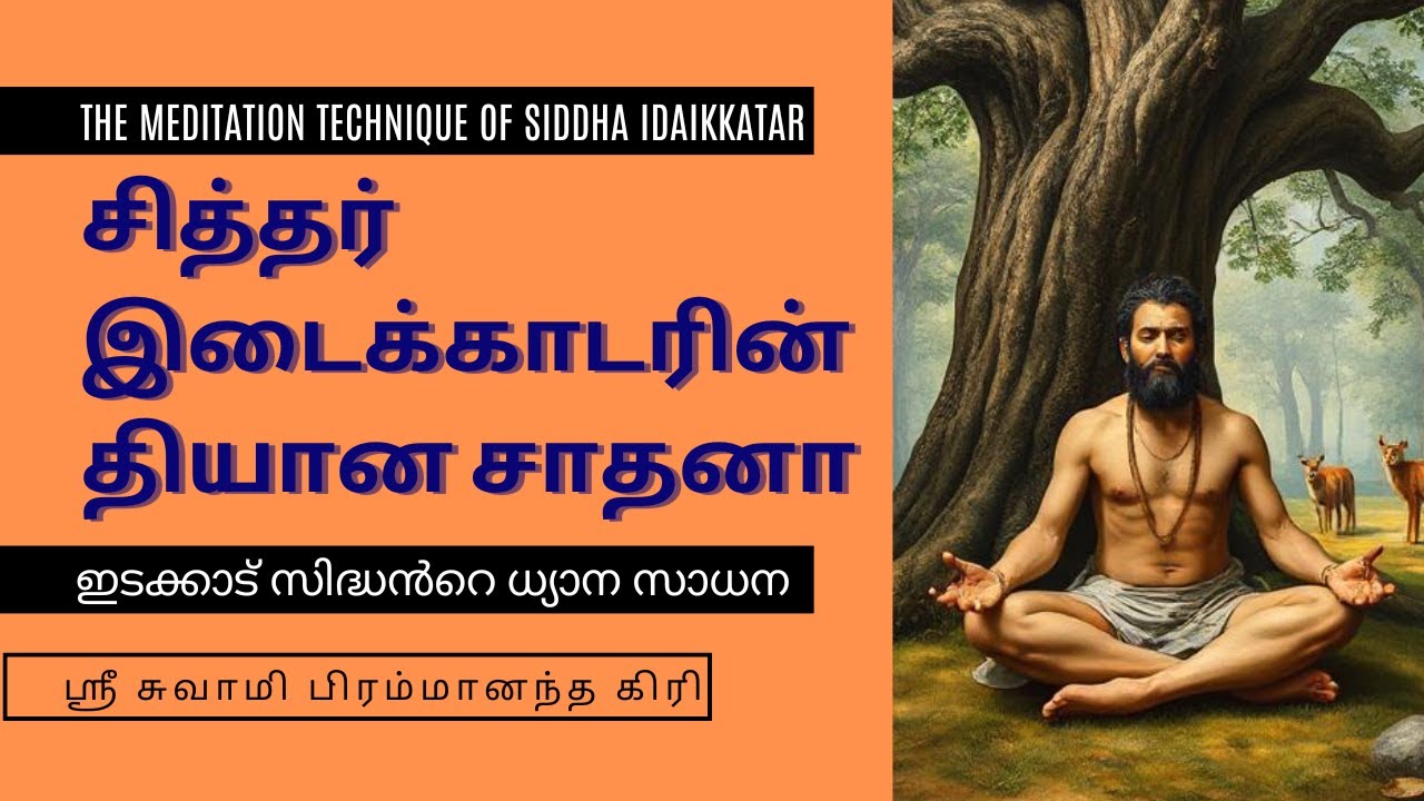 Техника медитации Сиддхи Идайккадара | Шри Свами Брахмананда Гири